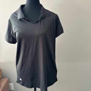 Adidas Black Puremotion golf shirt